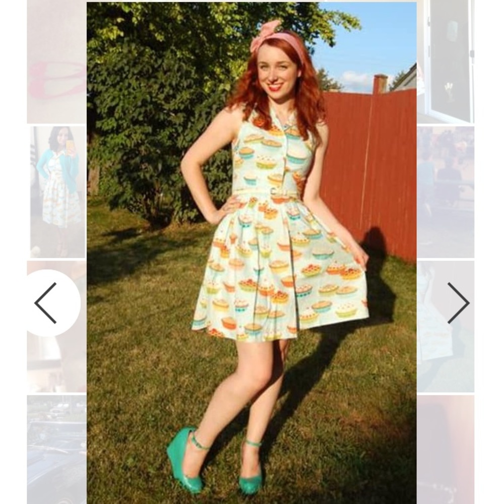 SOLD You’re in Luck Dress in Pie by Bea & Dot - Picture 4 of 6